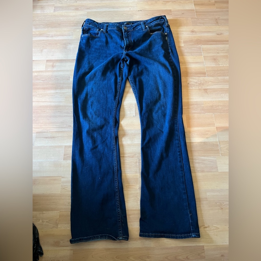 Silver Avery Slim Boot Jeans